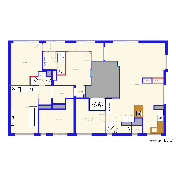 BLRCuisine2. Plan de 0 pièce et 0 m2