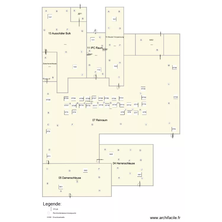 Reinraum 01n. Plan de Reinraum 01n. Plan de