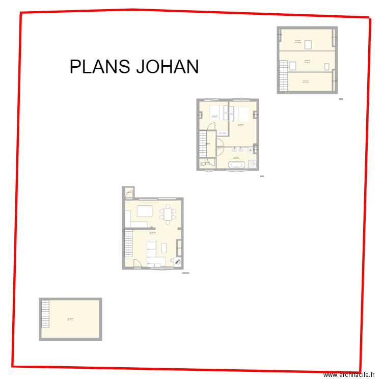 JOHAN 1. Plan de 19 pièces et 148 m2