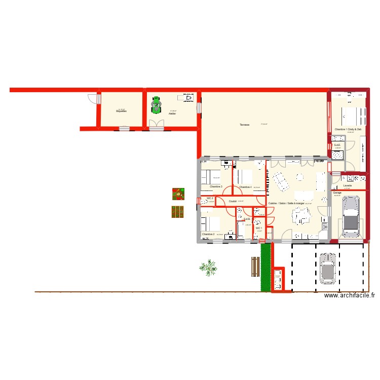Cindy Zébulon. Plan de 0 pièce et 0 m2