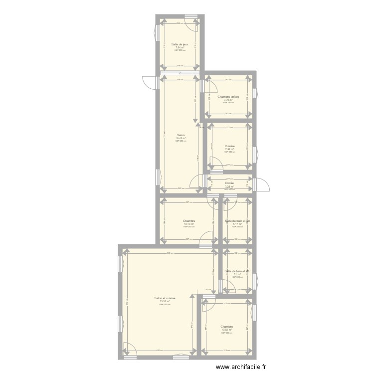 Maison actuelle et extension 2021. Plan de 0 pièce et 0 m2