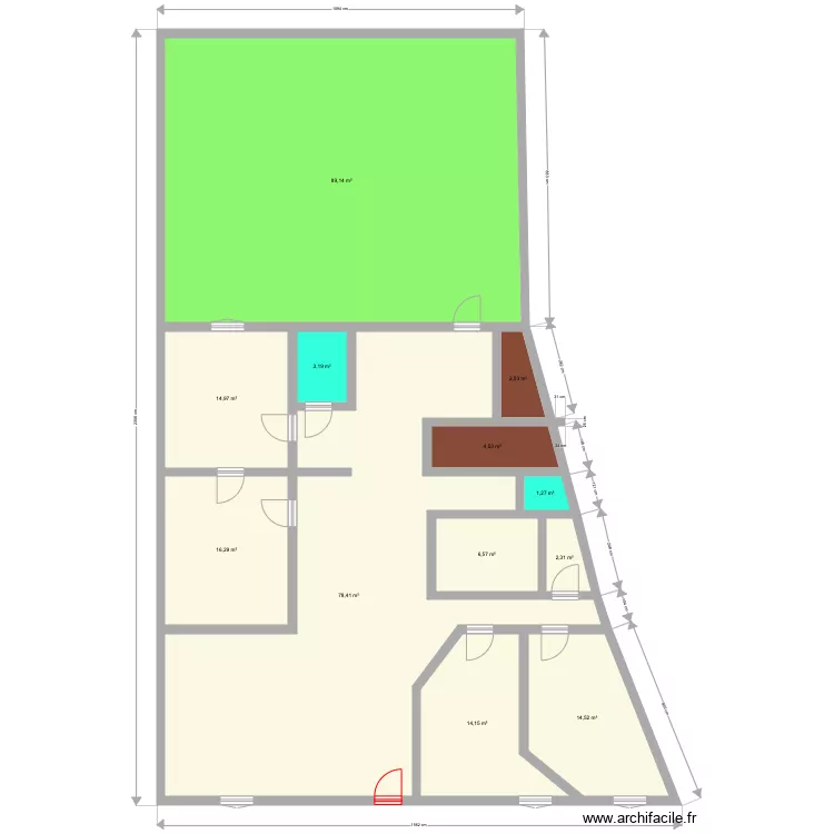 MARTROI1 rdc avant. Plan de MARTROI1 rdc avant. Plan de