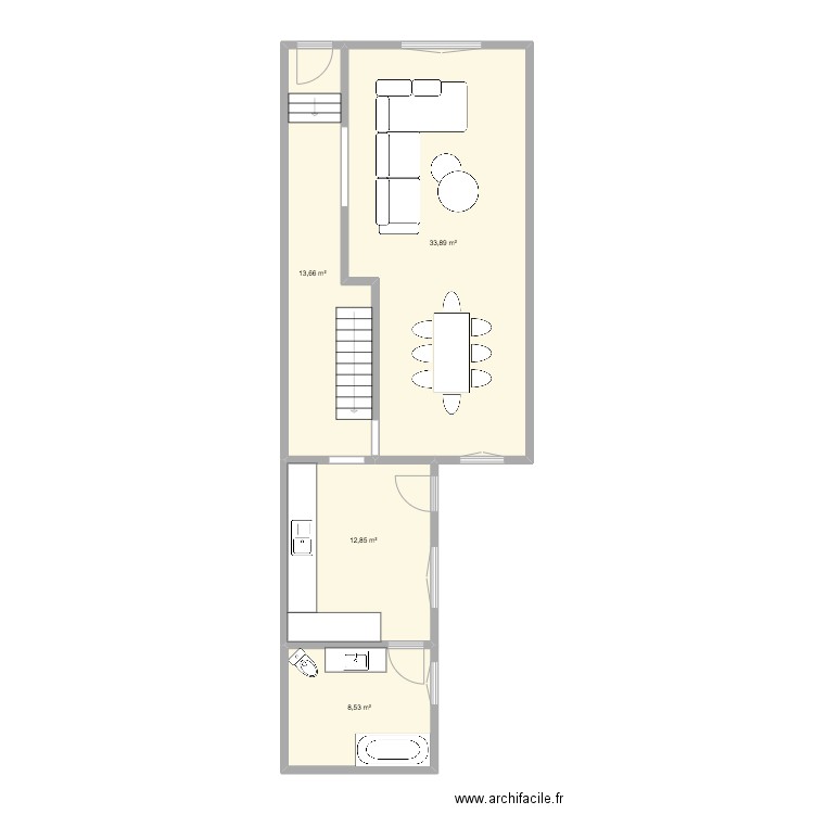 sennette rez. Plan de 0 pièce et 0 m2