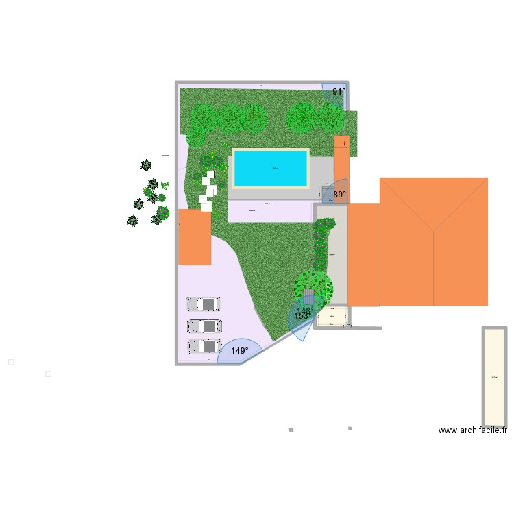 MAISON LE CAILAr 10. Plan de 6 pièces et 763 m2