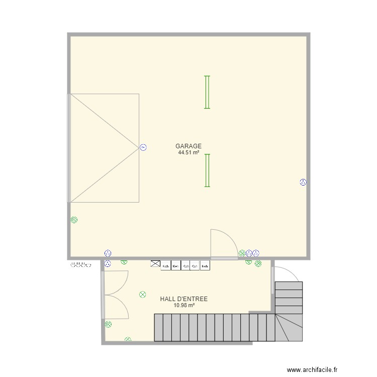 COMMUNS METEZEAU RDC. Plan de 0 pièce et 0 m2