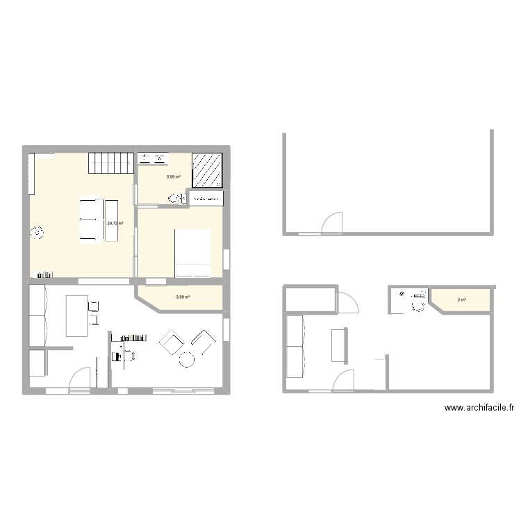 IDEE1. Plan de 0 pièce et 0 m2