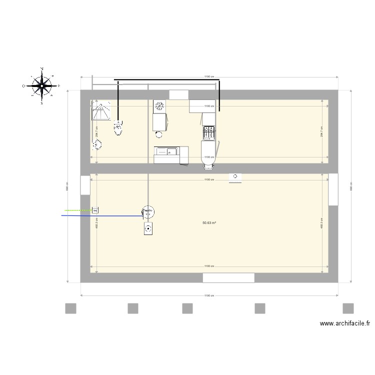 maçon. Plan de 0 pièce et 0 m2