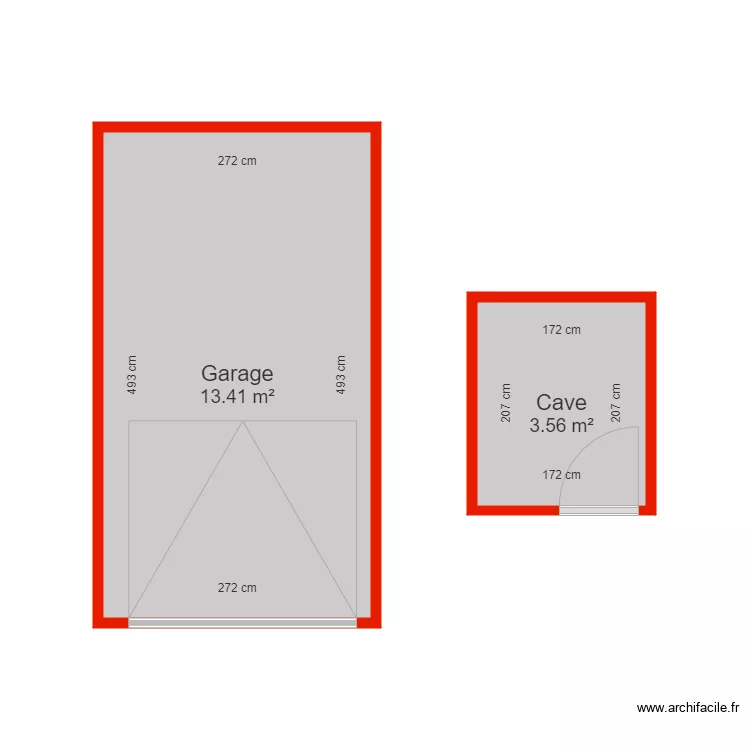 BI 2405 Annexes c&ocirc;t&eacute;. Plan de 