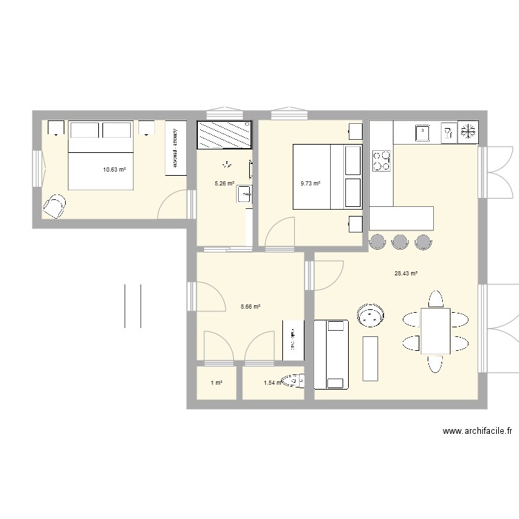 la rochette 2. Plan de 0 pièce et 0 m2