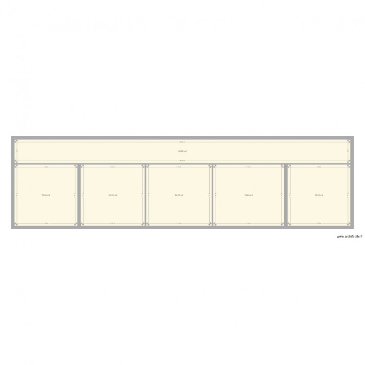 DELPECH_V01. Plan de 6 pièces et 172 m2