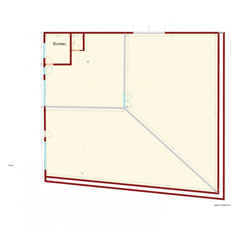 hangar Q10 dimensions effectives. Plan de 5 pièces et 388 m2