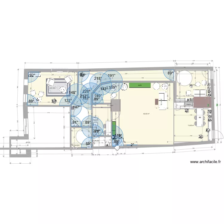 diane amenagement v2_vide. Plan de 