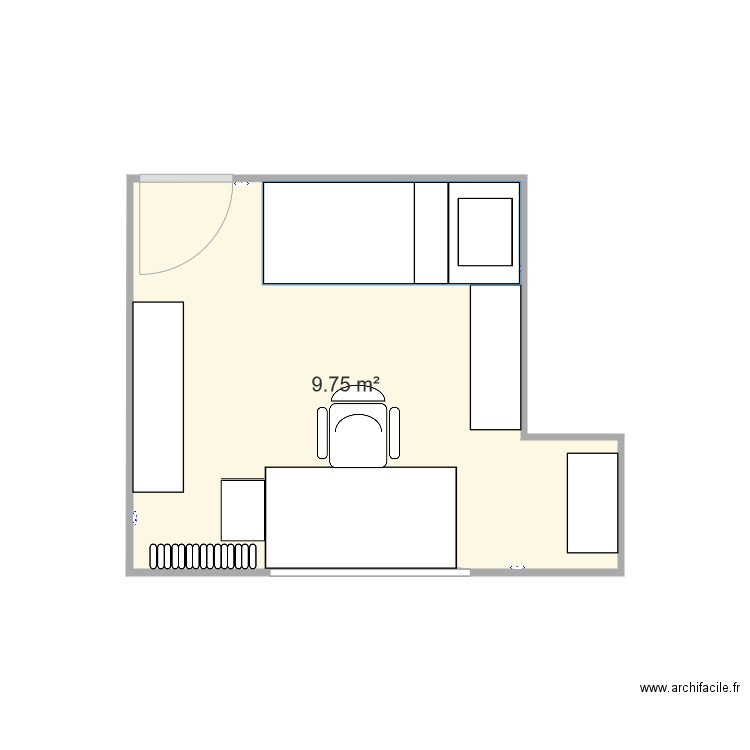 Chambre Possibilité 1. Plan de 0 pièce et 0 m2