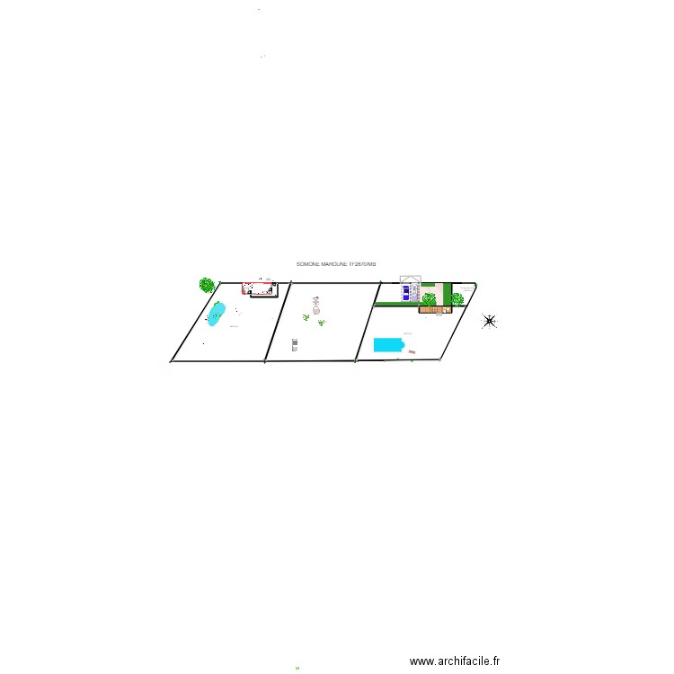 somone terrasse. Plan de 0 pièce et 0 m2