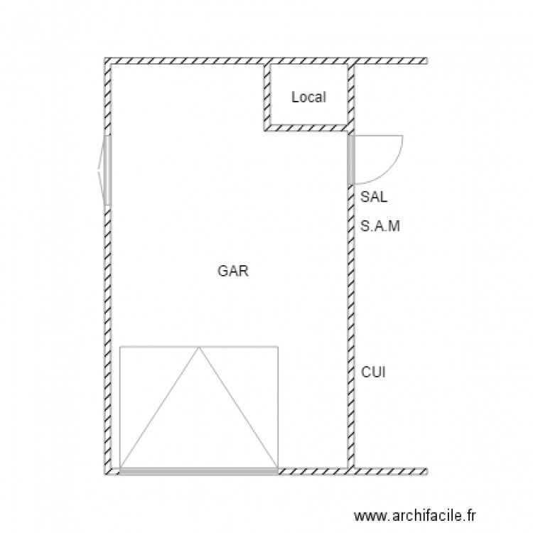 Garage parents Châtillon. Plan de 0 pièce et 0 m2