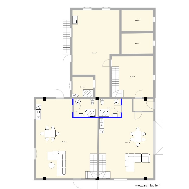 plan hangar. Plan de 0 pièce et 0 m2