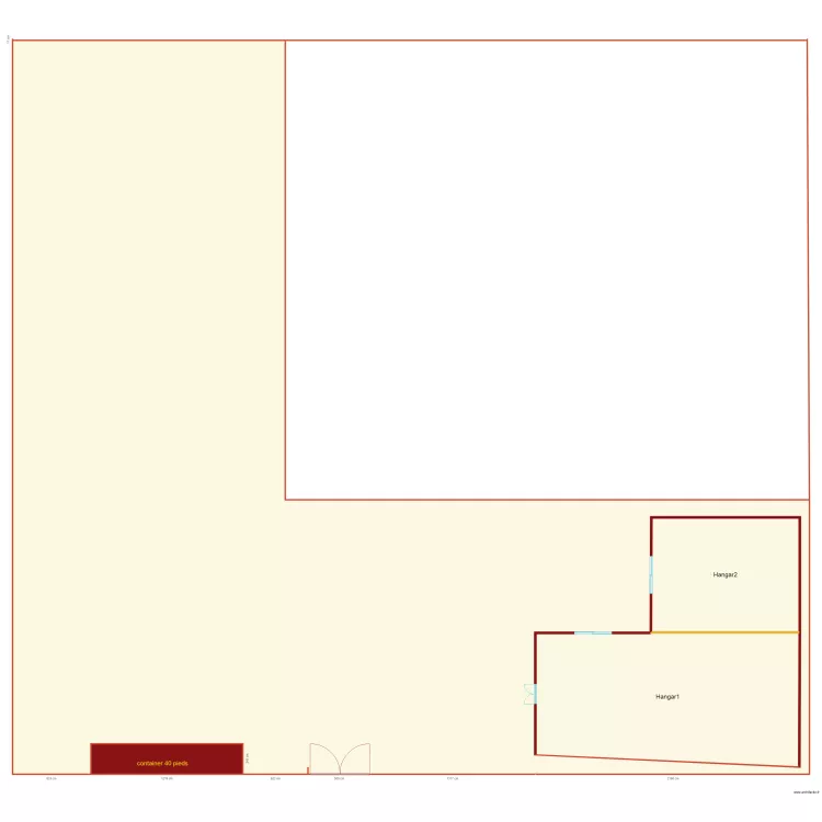 amenagement premier hangar. Plan de amenagement premier hangar. Plan de