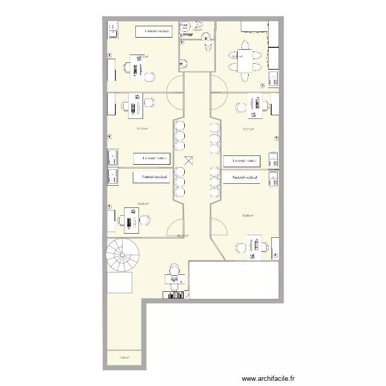 PlanChatenayNiveau1. Plan de PlanChatenayNiveau1. Plan de