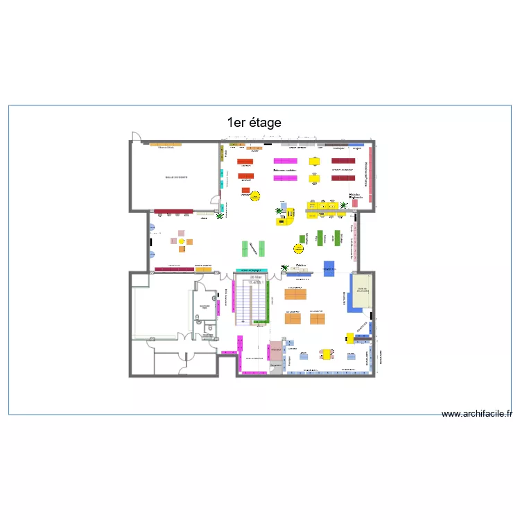 1erETAGE V4 2021. Plan de 