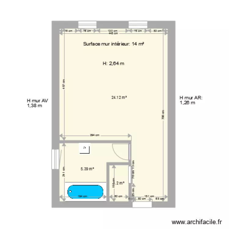 Annexe SO étage v2. Plan de Annexe SO étage v2. Plan de
