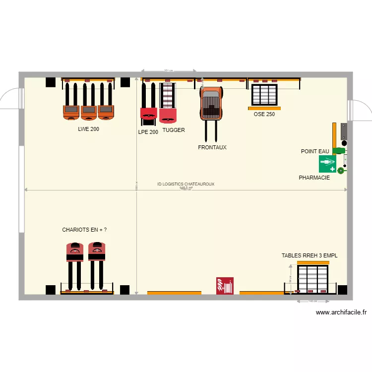 ID LOGISTICS CHATEAUROUX. Plan de 