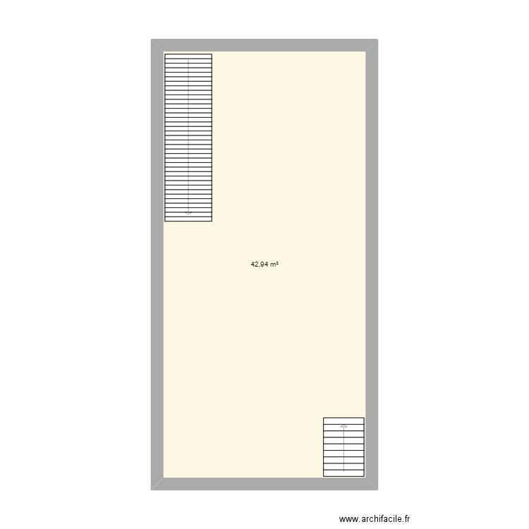 SS avant travaux. Plan de 0 pièce et 0 m2