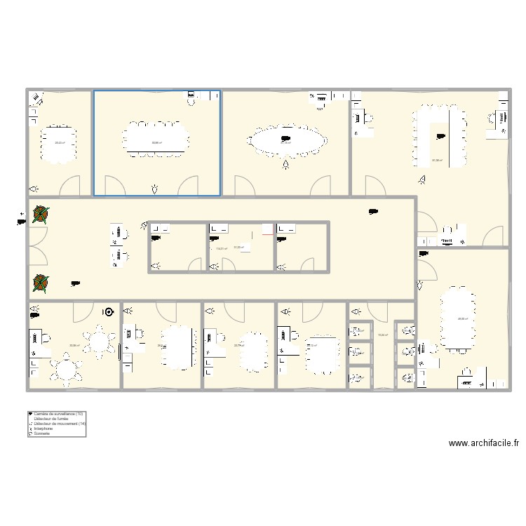 JELSON. Plan de 18 pièces et 563 m2