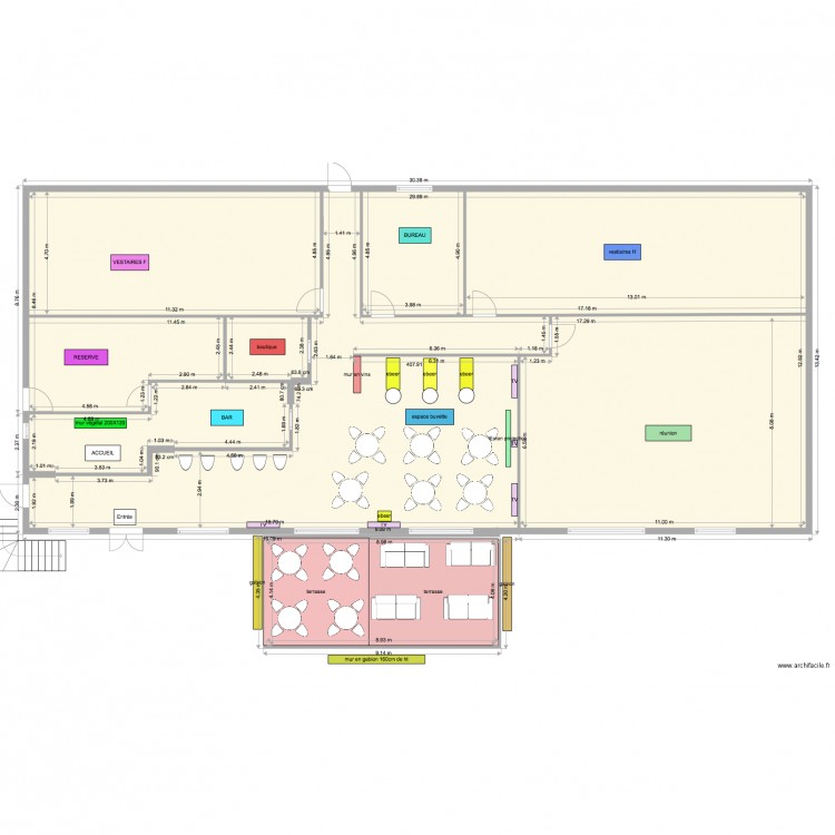 novasport RDC 2015 bis2. Plan de 0 pièce et 0 m2