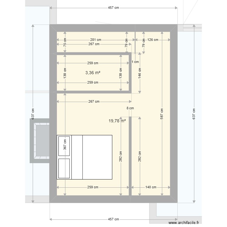 Maison Extension + étage test cloisons. Plan de 12 pièces et 152 m2