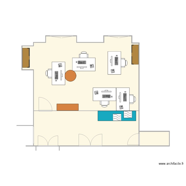 planning. Plan de 0 pièce et 0 m2