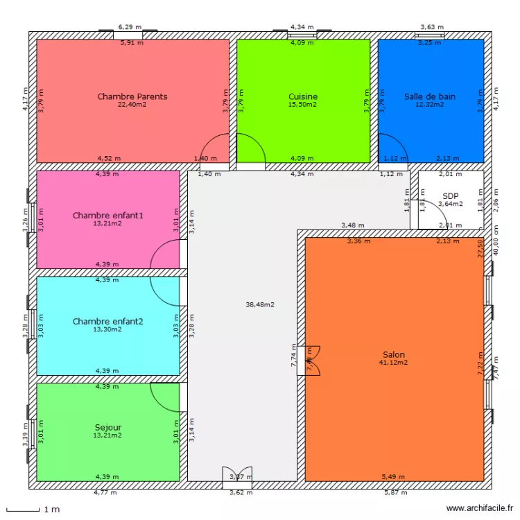 Maison Ahmed 1. Plan de Maison Ahmed 1. Plan de