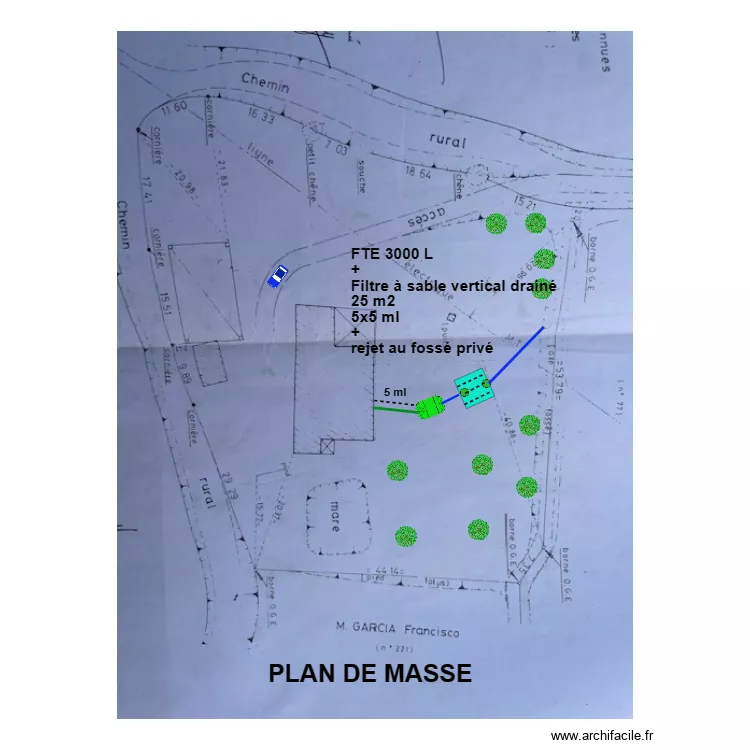Morin Sabonn&egrave;res. Plan de 