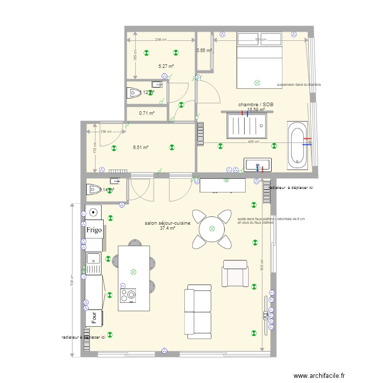 projet M LE ROCH 1. Plan de 0 pièce et 0 m2