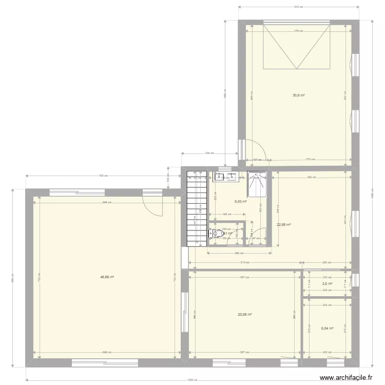 rez de chauss&eacute;. Plan de 