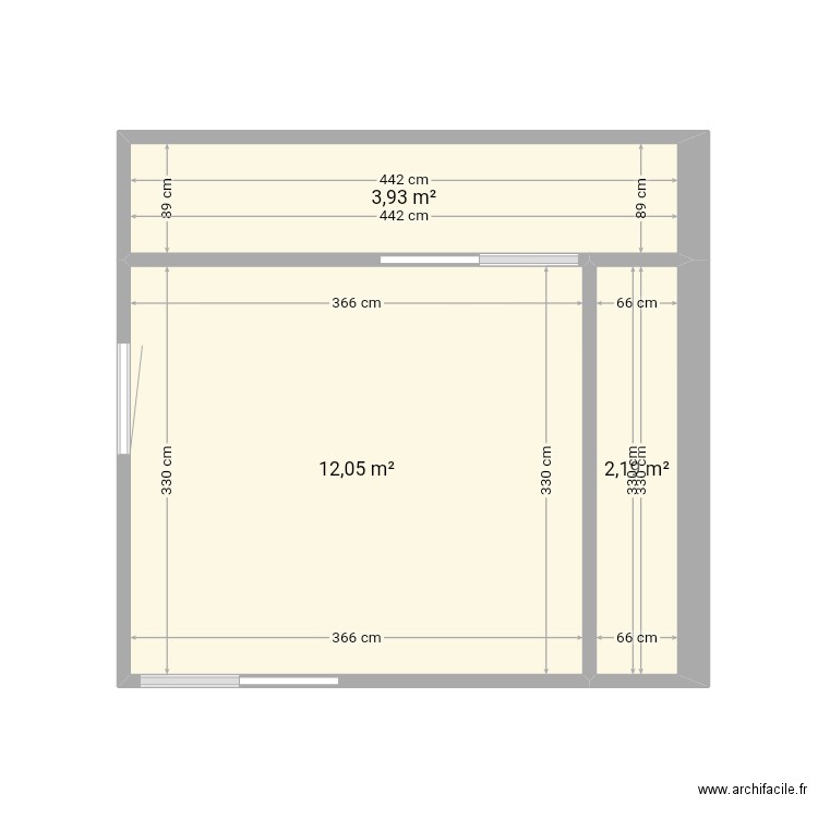 Chambre parentale . Plan de 0 pièce et 0 m2