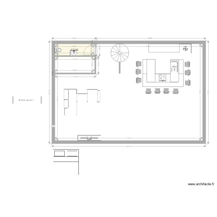 croquis maison . Plan de croquis maison . Plan de