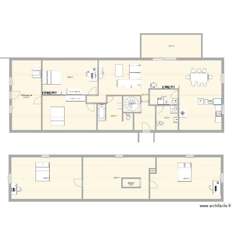 maison A frame. Plan de 0 pièce et 0 m2