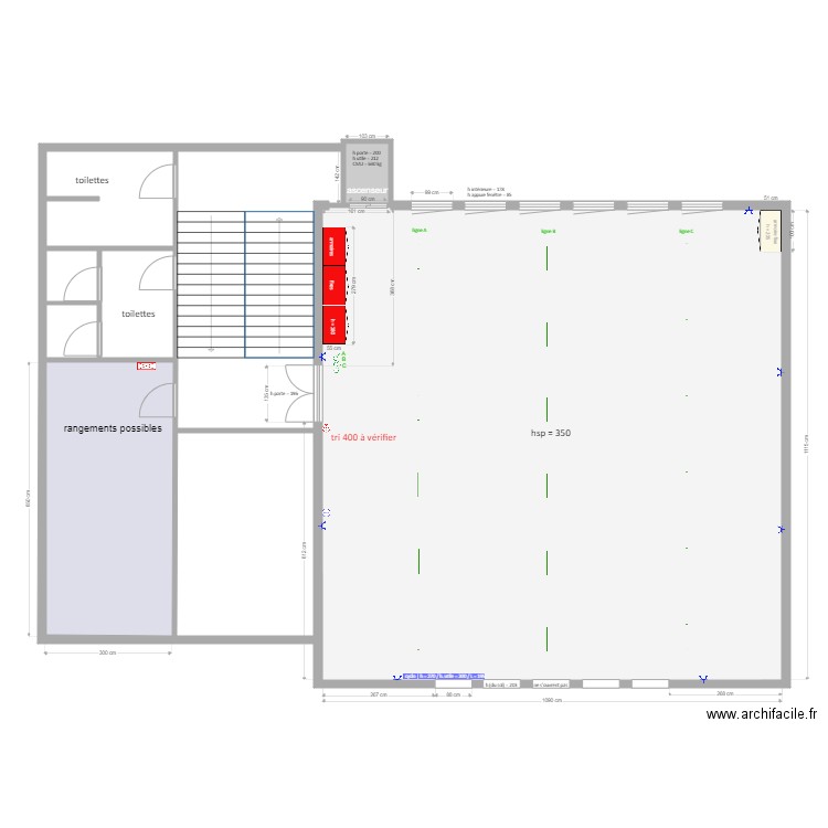 CCV Bibliothèque 2eme étage. Plan de 0 pièce et 0 m2