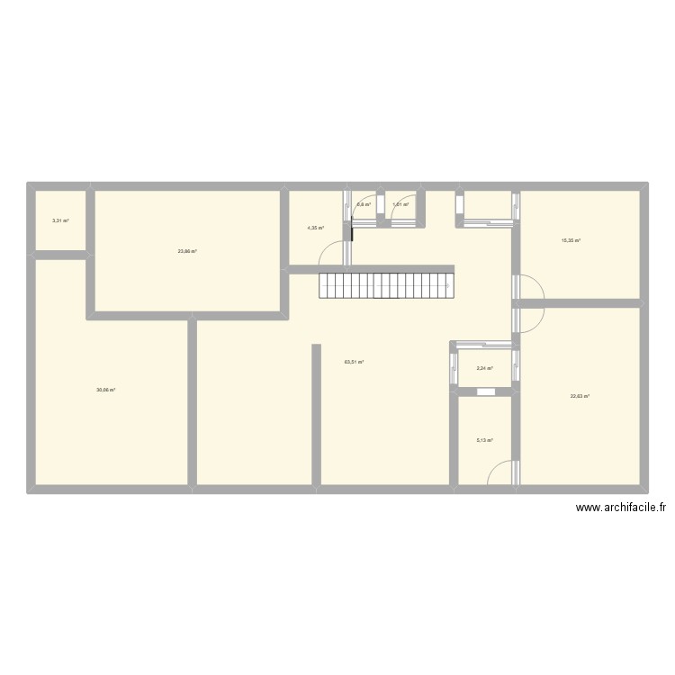بيت. Plan de 0 pièce et 0 m2
