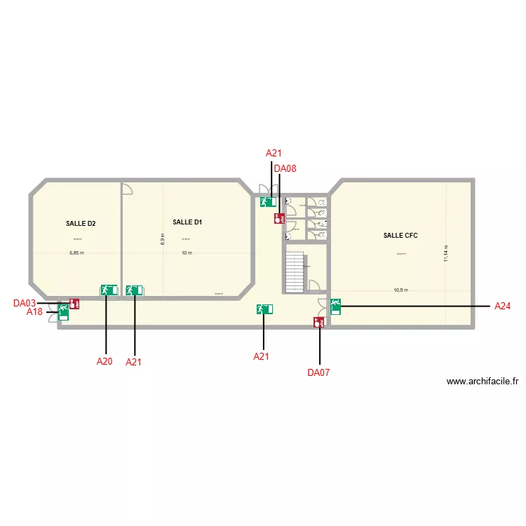 Rez-de-Chauss&eacute;e extension atelier-Tom Beaudot. Plan de 0 pièce et 0 m2