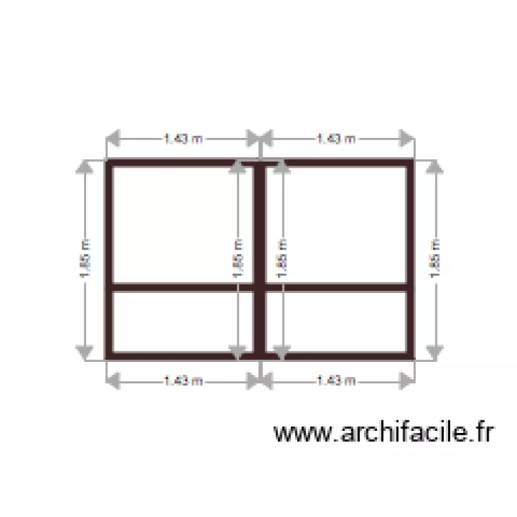 PORTAIL CROSNE. Plan de 