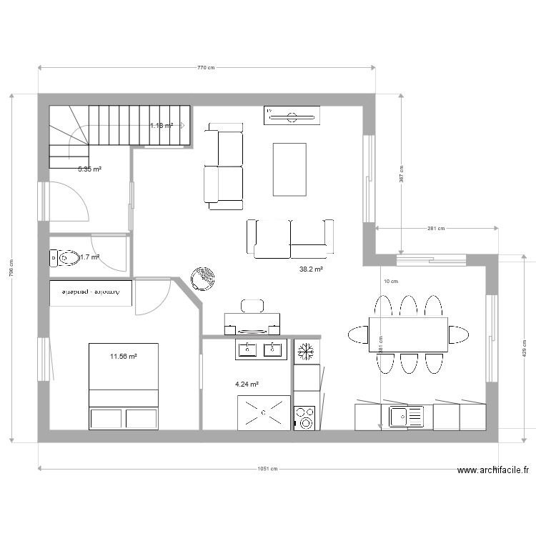 maison ossature bois. Plan de 0 pièce et 0 m2