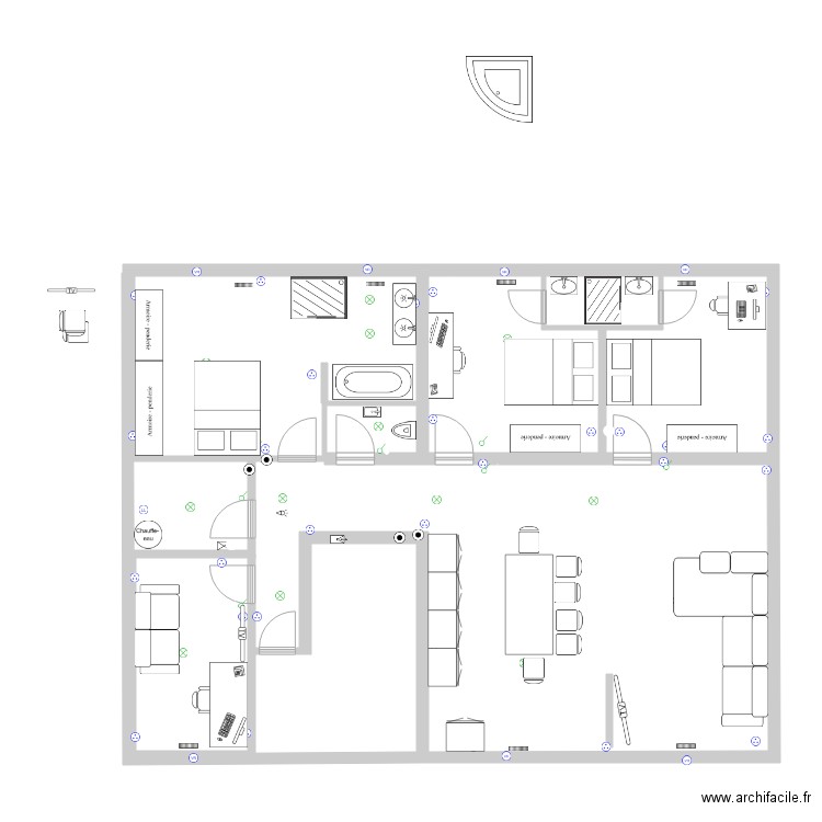 RDC TUC 6. Plan de 0 pièce et 0 m2