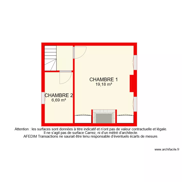 BI 7271 ETAGE. Plan de 