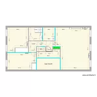 Dimensions T3 traversant 2&egrave;me &eacute;tage