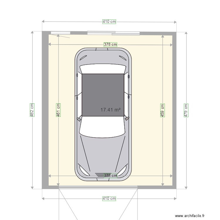 garage 2. Plan de 0 pièce et 0 m2