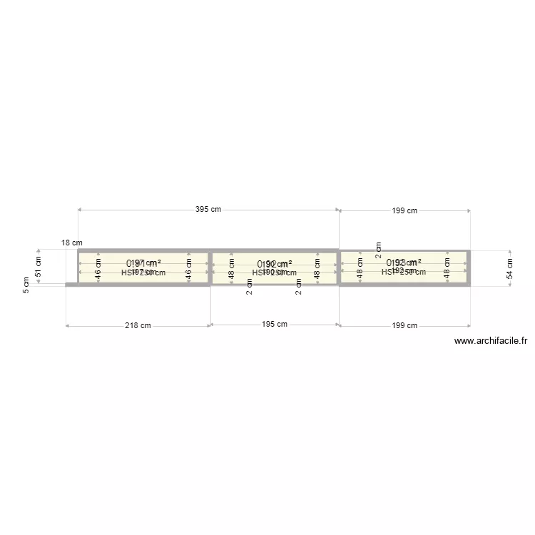 Bac i potporni zid.. Plan de 