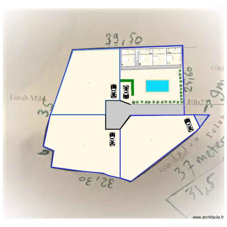 Lot 3 Bali Etage. Plan de Lot 3 Bali Etage. Plan de