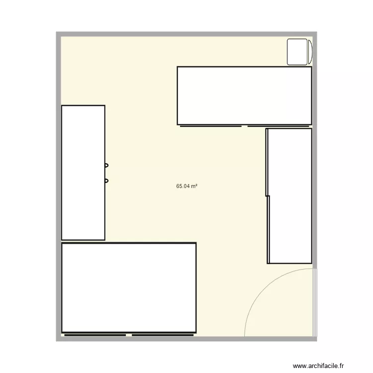 Chambre. Plan de 