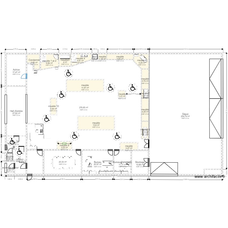 magasin 15. Plan de 0 pièce et 0 m2